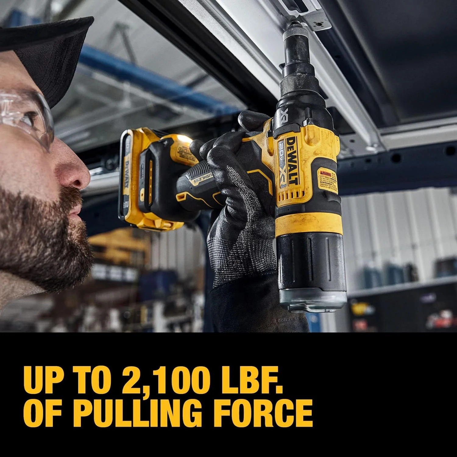 ابزار پرچ کن شارژی 20 ولت مکس XR دیوالت، 3/16 اینچ، شامل باتری و شارژر (DCF403D1) ابزار پرچ کن شارژی 20 ولت مکس XR دیوالت، 3/16 اینچ، شامل باتری و شارژر (DCF403D1)