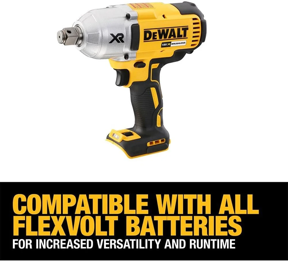 DEWALT DCF897NT-XJ - آچار ضربه ای بدون جاروبک XR 18V 3/4 اینچ DEWALT DCF897NT-XJ - آچار ضربه ای بدون جاروبک XR 18V 3/4 اینچ