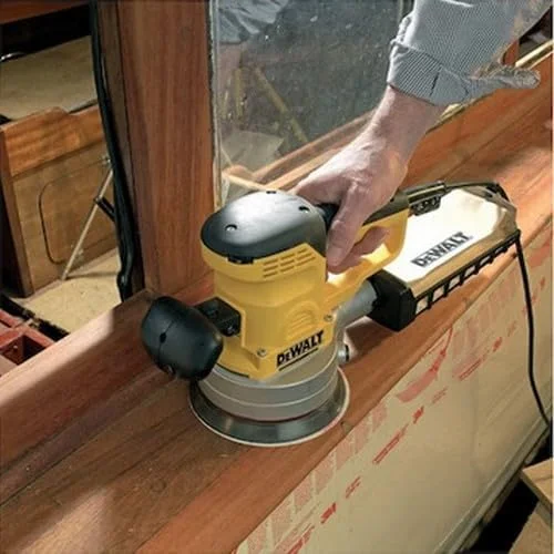 بسته 10 عددی دیسک سنباده 150 میلی متری دیوالت، چند منظوره چوب/رنگ - خشک - G120، زرد/مشکی، Dt3125-Qz