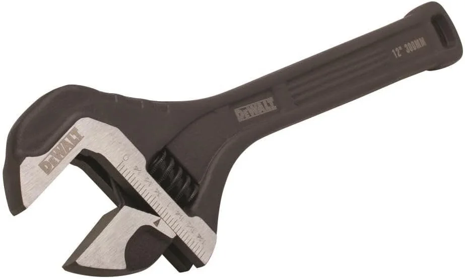 آچار فرانسه تمام فولادی قابل تنظیم 12 اینچی دیوالت مدل DWHT80269 آچار فرانسه تمام فولادی قابل تنظیم 12 اینچی دیوالت مدل DWHT80269