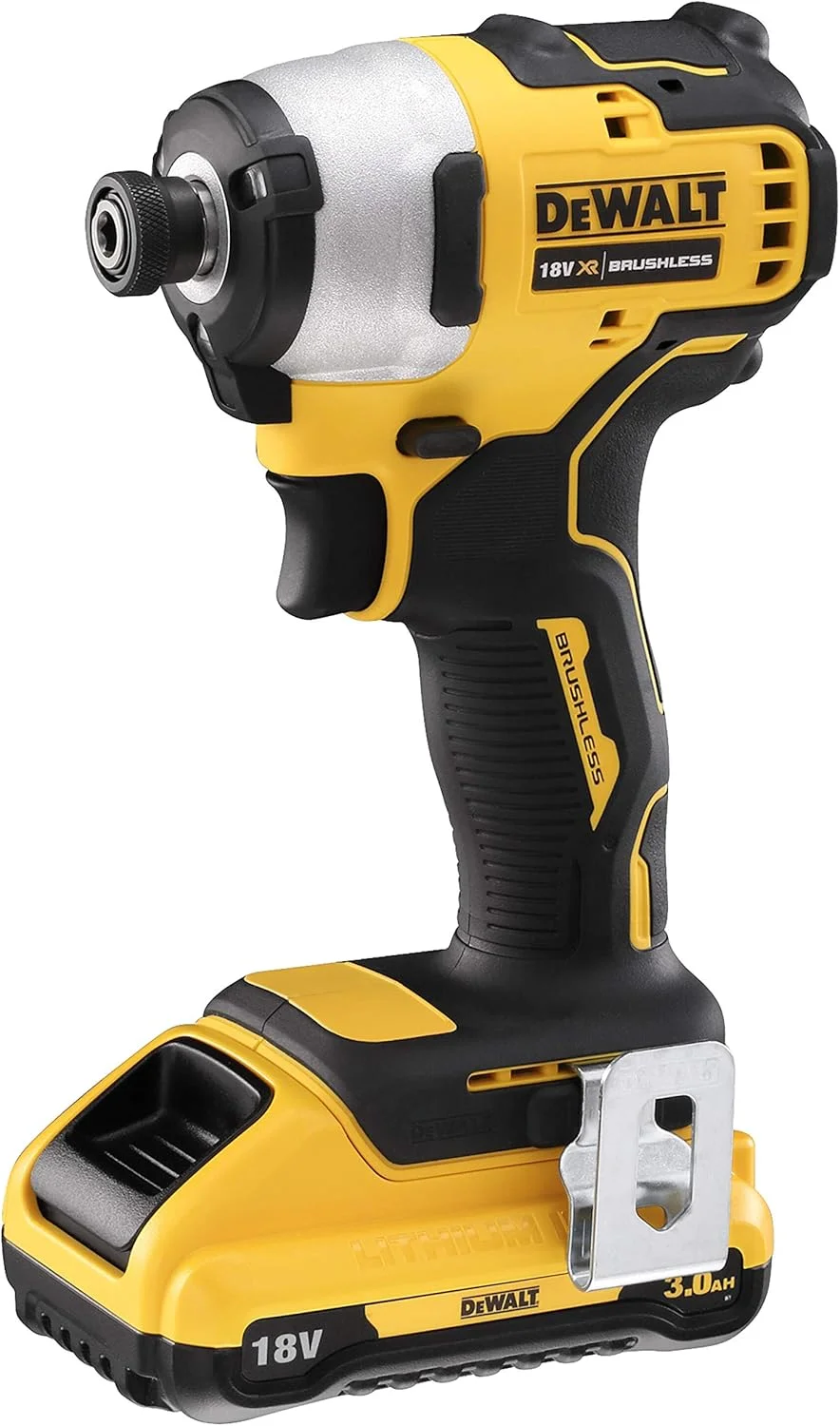 DEWALT DCF809L2T-QW پیچ گوشتی ضربه ای 18 ولت بدون جاروبک با 2 باتری لیتیوم یون 3.0 آمپر ساعت DEWALT DCF809L2T-QW پیچ گوشتی ضربه ای 18 ولت بدون جاروبک با 2 باتری لیتیوم یون 3.0 آمپر ساعت