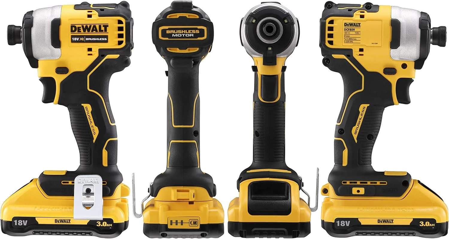 DEWALT DCF809L2T-QW پیچ گوشتی ضربه ای 18 ولت بدون جاروبک با 2 باتری لیتیوم یون 3.0 آمپر ساعت DEWALT DCF809L2T-QW پیچ گوشتی ضربه ای 18 ولت بدون جاروبک با 2 باتری لیتیوم یون 3.0 آمپر ساعت