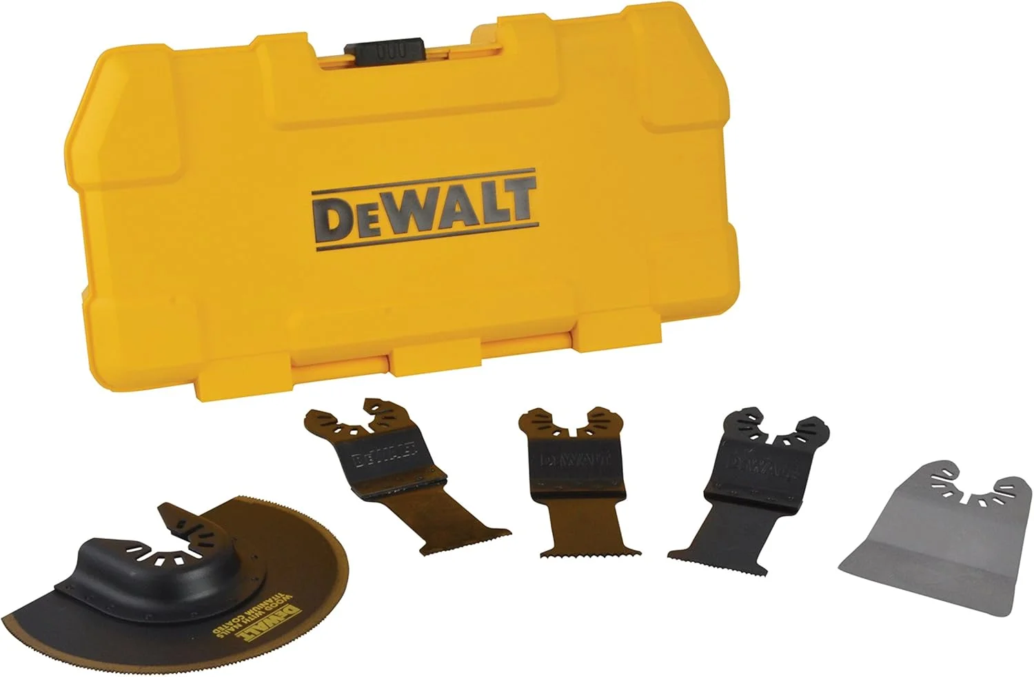 مجموعه تیغه های ابزار چندکاره نوسانی DEWALT DT20715-QZ، 5 عددی