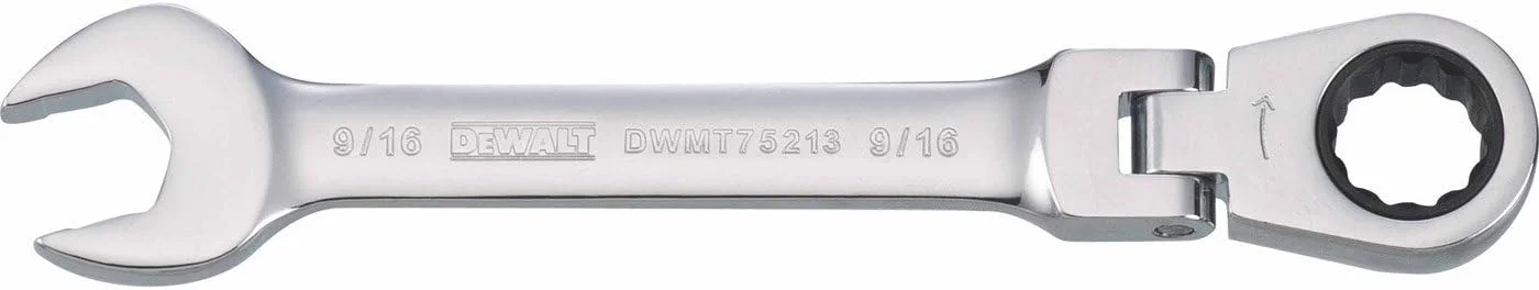 آچار یکسر رینگی جغجغه ای دسته متغیر دیوالت DWMT75213OSP سایز 9/16 اینچ