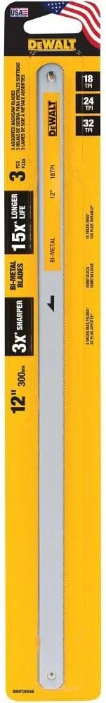 تیغه اره آهن بر 3 عددی 30 سانتی متری دیوالت مدل DWHT20558