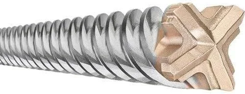 DEWALT DW5853 مته چهار شیار SDS Max با ضربه بالا، سایز 2.85 سانتیمتر در 61 سانتیمتر در 73.6 سانتیمتر