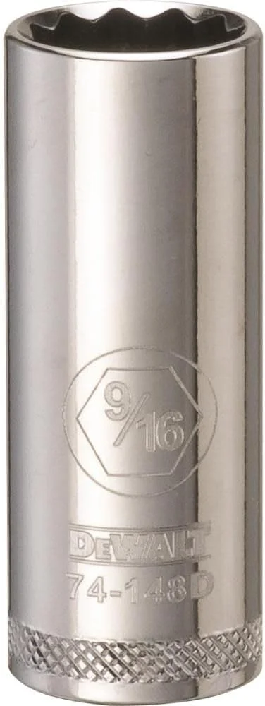 بکس دیپ 12 پر 3/8 اینچ درایو 9/16 اینچ SAE دیوالت مدل DWMT74148OSP