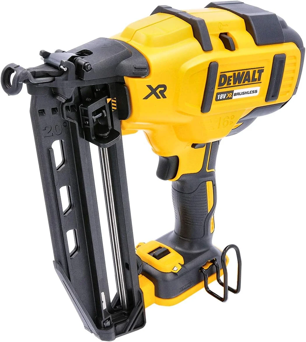 میخکوب بادی بدون برس DEWALT DCN660N-XJ، 200 وات، 18 ولت، زرد میخکوب بادی بدون برس DEWALT DCN660N-XJ، 200 وات، 18 ولت، زرد
