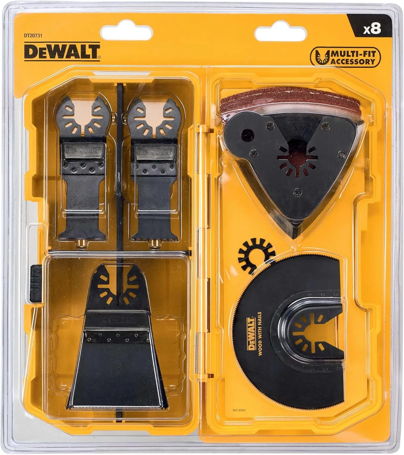 مجموعه ابزار نجاری DeWALT, DT20731-QZ، 8 تکه