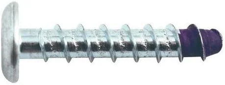 پیچ های سر گرد نوک آبی 2 با سر گنبدی HD زینک 6x65 میلی متر (تقریباً 100 عدد)