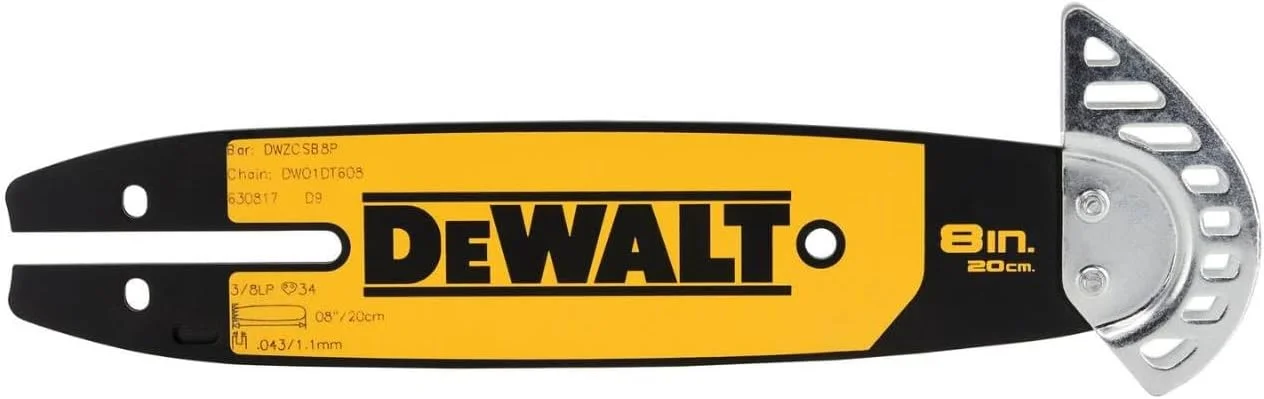 تیغه یدکی 20 سانتیمتری DeWALT DT20694-QZ برای اره زنجیری شارژی DCMPS520 به همراه محافظ فلزی تیغه یدکی 20 سانتیمتری DeWALT DT20694-QZ برای اره زنجیری شارژی DCMPS520 به همراه محافظ فلزی
