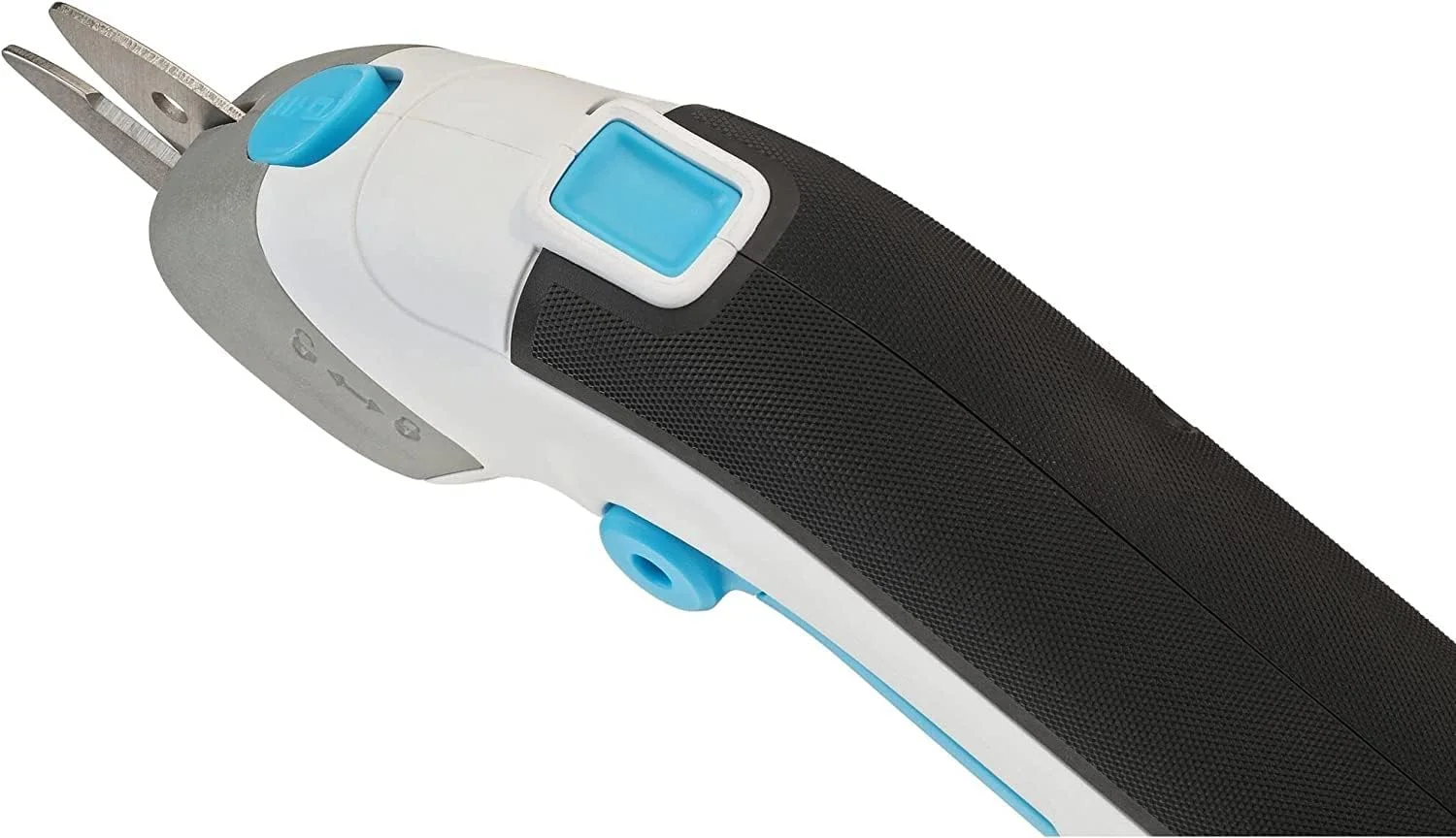 قیچی برقی شارژی BLACK+DECKER، 3.6 ولت، 40 دقیقه زمان کارکرد، شامل تیغه های پارچه و مواد سخت، دسته ضد لغزش، شارژ سریع، ایده آل برای کاردستی و DIY، سفید - BCSC115-XJ