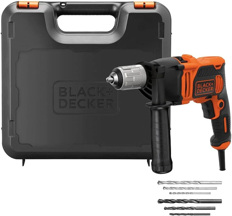 دریل چکشی 850 وات Black & Decker BEH850K-QS به همراه کیف دریل چکشی 850 وات Black & Decker BEH850K-QS به همراه کیف