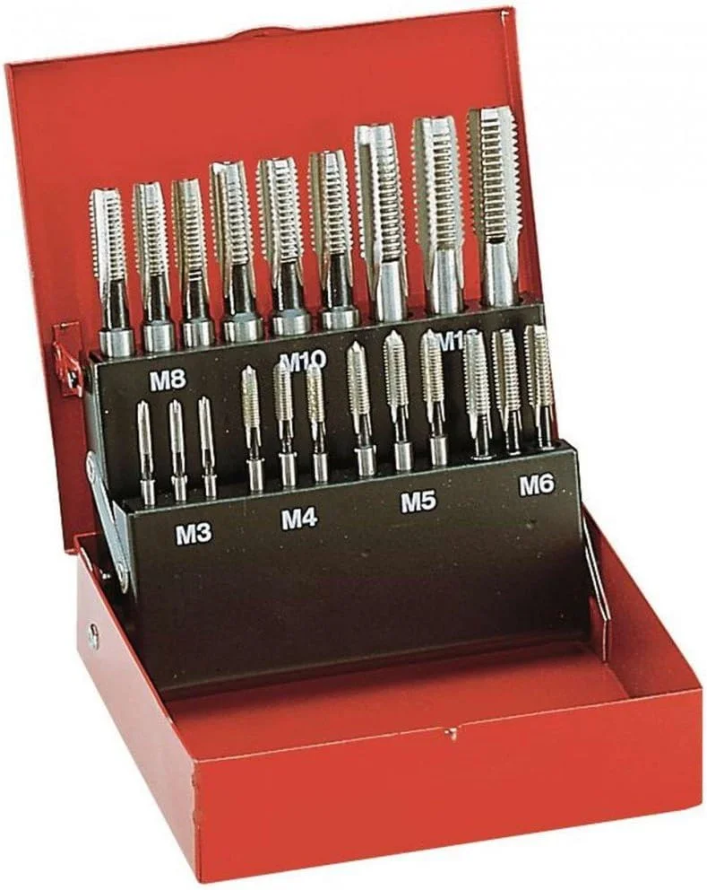 مجموعه قلاویز فاکوم مدل 227.SJ1 شامل 21 قطعه با سایزهای M3 تا M12 مجموعه قلاویز فاکوم مدل 227.SJ1 شامل 21 قطعه با سایزهای M3 تا M12