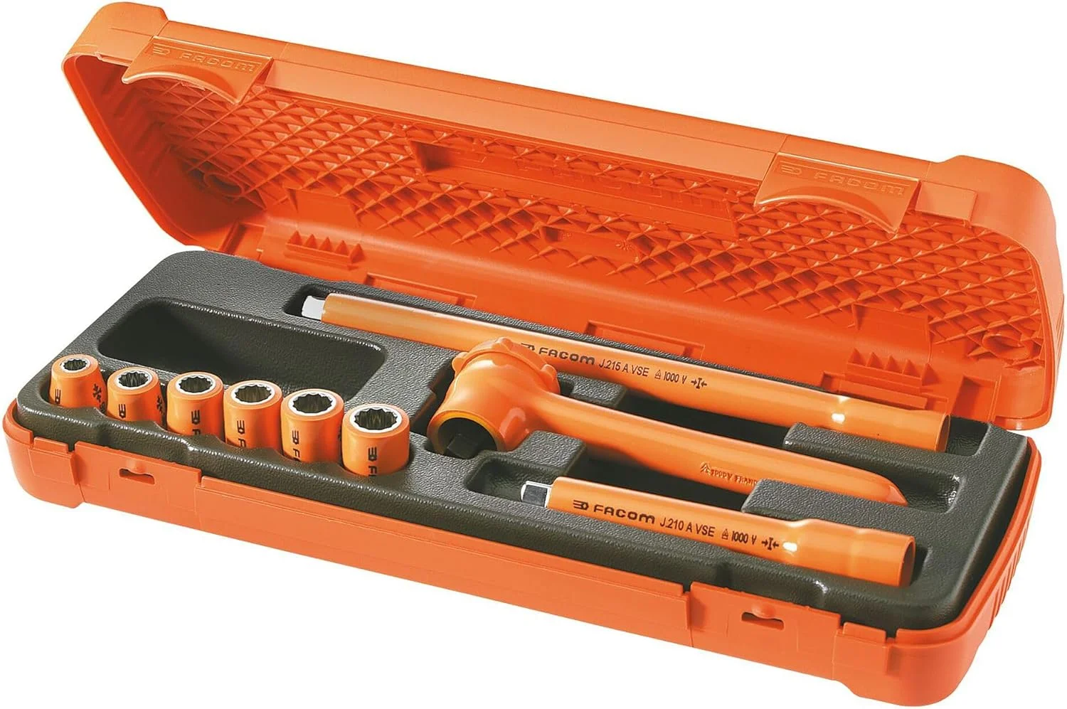 مجموعه 9 عددی ابزار عایق 1000 ولت سری VSE فاکوم مدل J.400AVSE مجموعه 9 عددی ابزار عایق 1000 ولت سری VSE فاکوم مدل J.400AVSE