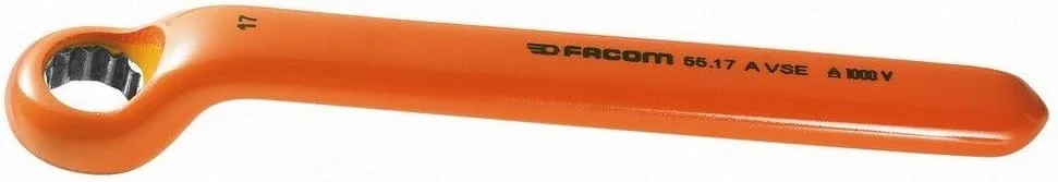 آچار رینگی یکسر خم عایق دار 1000 ولت فاکوم سری 55.17AVSE - سایز 17 میلی متر آچار رینگی یکسر خم عایق دار 1000 ولت فاکوم سری 55.17AVSE - سایز 17 میلی متر