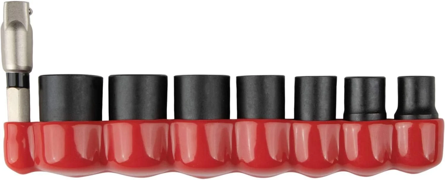 مجموعه 8 عددی بکس ضربه ای 6 پر متریک 1/4 اینچ ماکیتا مدل E-01694 به همراه آداپتور بکس استاندارد مجموعه 8 عددی بکس ضربه ای 6 پر متریک 1/4 اینچ ماکیتا مدل E-01694 به همراه آداپتور بکس استاندارد