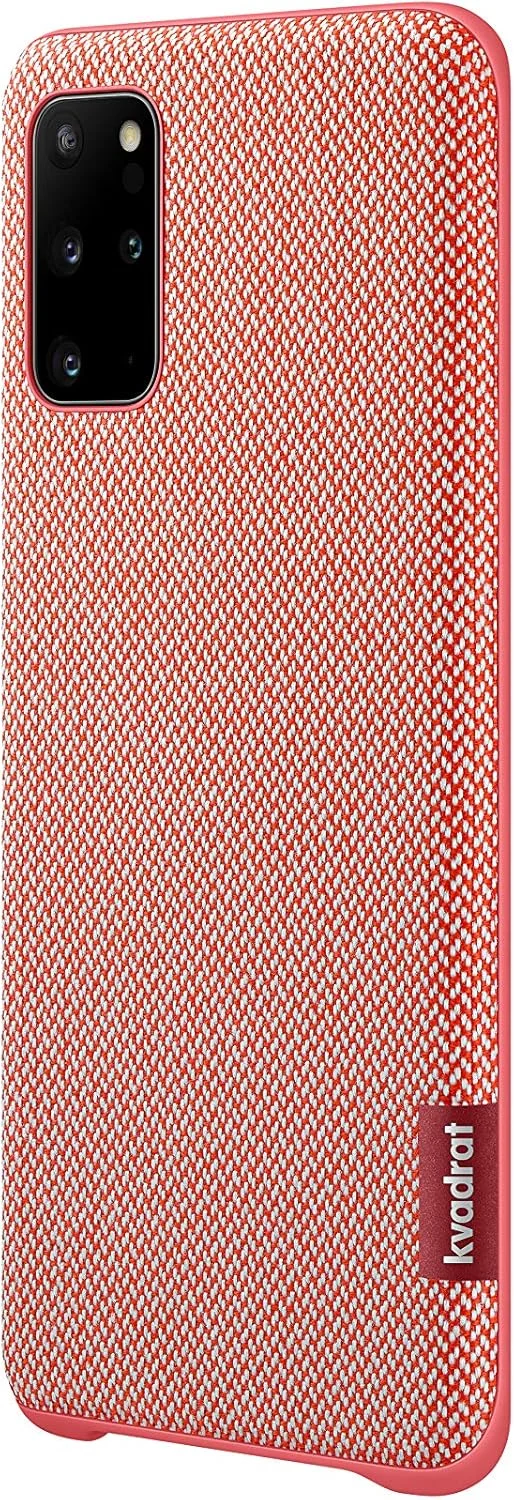 کاور گوشی موبایل سامسونگ اصلی گلکسی اس 20 پلاس 5G از جنس پلیاستر بازیافتی کوادرات - قرمز کاور گوشی موبایل سامسونگ اصلی گلکسی اس 20 پلاس 5G از جنس پلیاستر بازیافتی کوادرات - قرمز