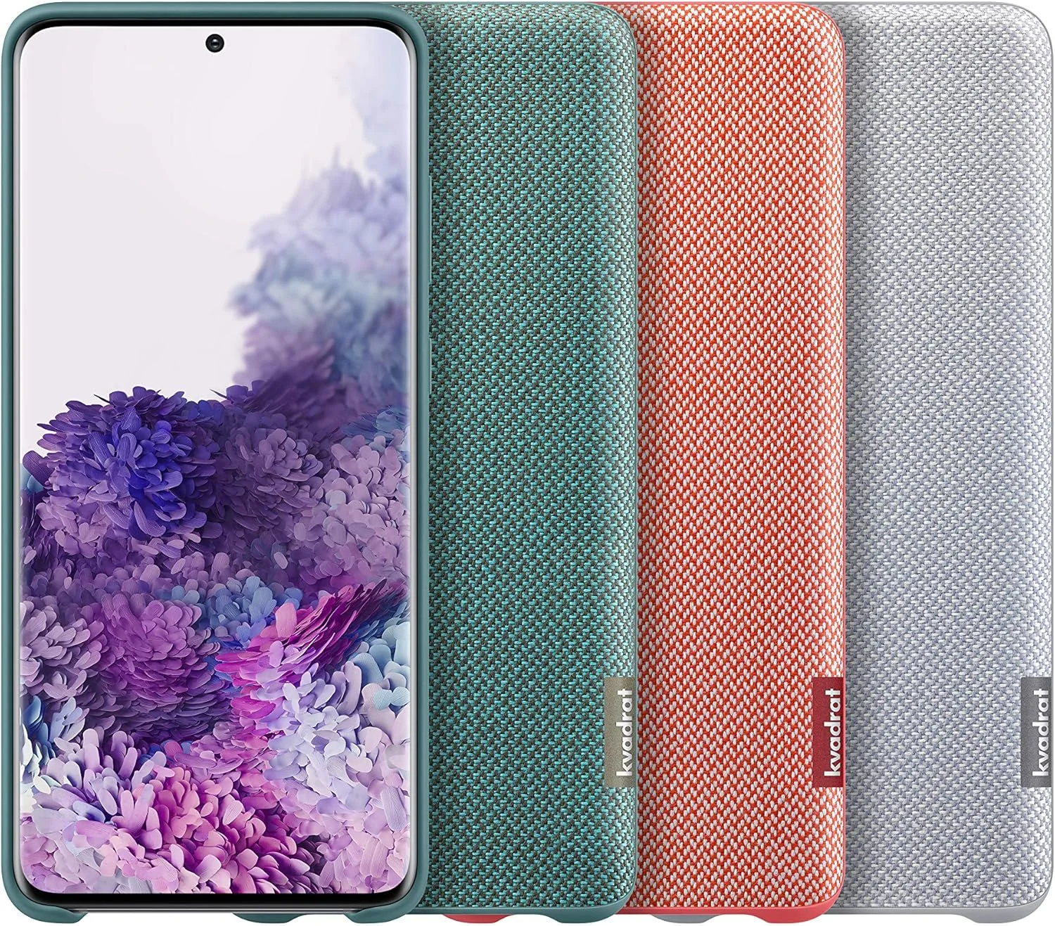 کاور گوشی موبایل سامسونگ اصلی گلکسی اس 20 پلاس 5G از جنس پلیاستر بازیافتی کوادرات - قرمز کاور گوشی موبایل سامسونگ اصلی گلکسی اس 20 پلاس 5G از جنس پلیاستر بازیافتی کوادرات - قرمز