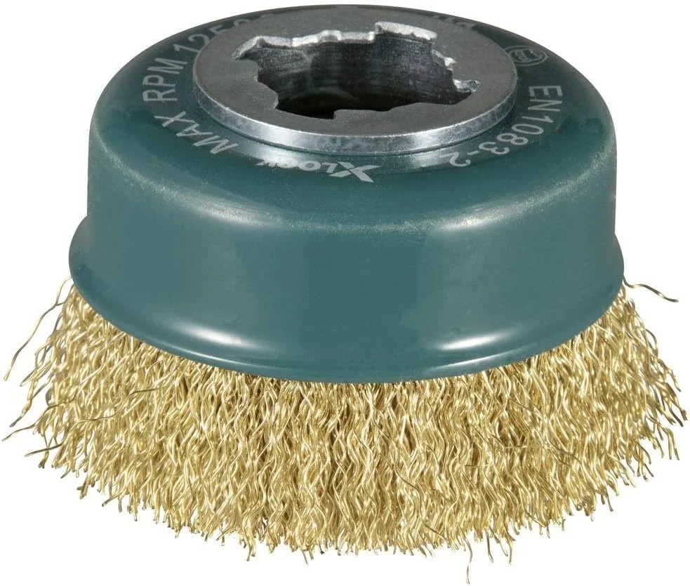 برس سیمی کاسه ای Makita D-73433 X-Lock با مفتول تابیده 75 میلی متر