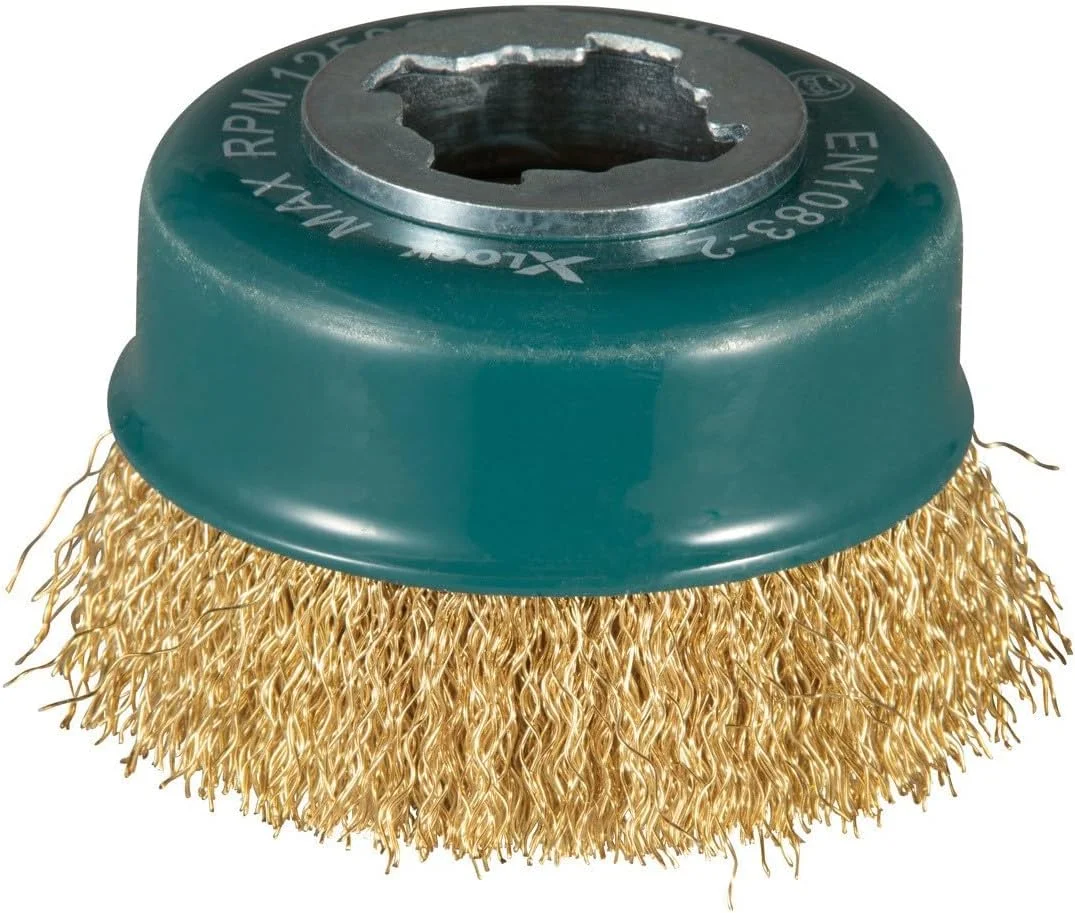 برس سیمی کاسه ای Makita D-73433 X-Lock با مفتول تابیده 75 میلی متر برس سیمی کاسه ای Makita D-73433 X-Lock با مفتول تابیده 75 میلی متر