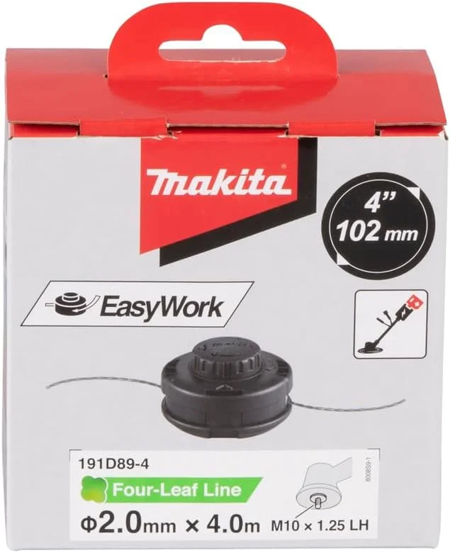 سر 2 رشته ای Makita 191D89-4، 2.0 میلی متر Tap&Go سر 2 رشته ای Makita 191D89-4، 2.0 میلی متر Tap&Go