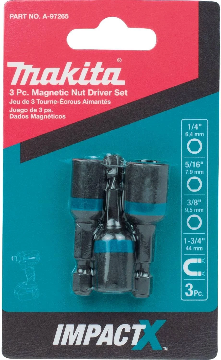 مجموعه سه عددی بکس مگنت دار ماکیتا Impactx A-97265 سایز 1-3/4 اینچ مجموعه سه عددی بکس مگنت دار ماکیتا Impactx A-97265 سایز 1-3/4 اینچ