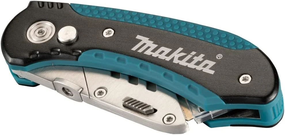 چاقوی تاشو با تعویض سریع تیغه ماکیتا مدل E-11520 چاقوی تاشو با تعویض سریع تیغه ماکیتا مدل E-11520