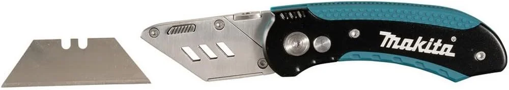 چاقوی تاشو با تعویض سریع تیغه ماکیتا مدل E-11520 چاقوی تاشو با تعویض سریع تیغه ماکیتا مدل E-11520