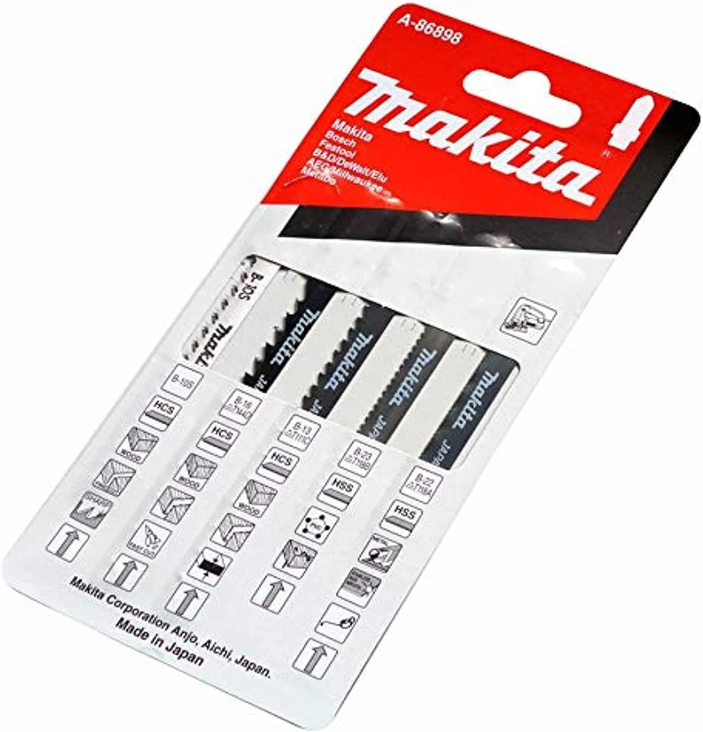 تیغه اره عمود بر ماکیتا (مجموعه 5 عددی، A86898، مشکی) تیغه اره عمود بر ماکیتا (مجموعه 5 عددی، A86898، مشکی)