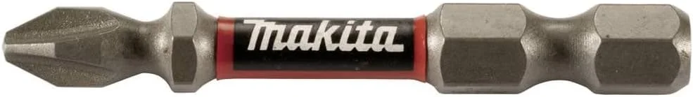 بسته 10 عددی نوک پیچ گوشتی دو طرفه ماکیتا مدل E-03377 PH2 طول 50 میلی متر