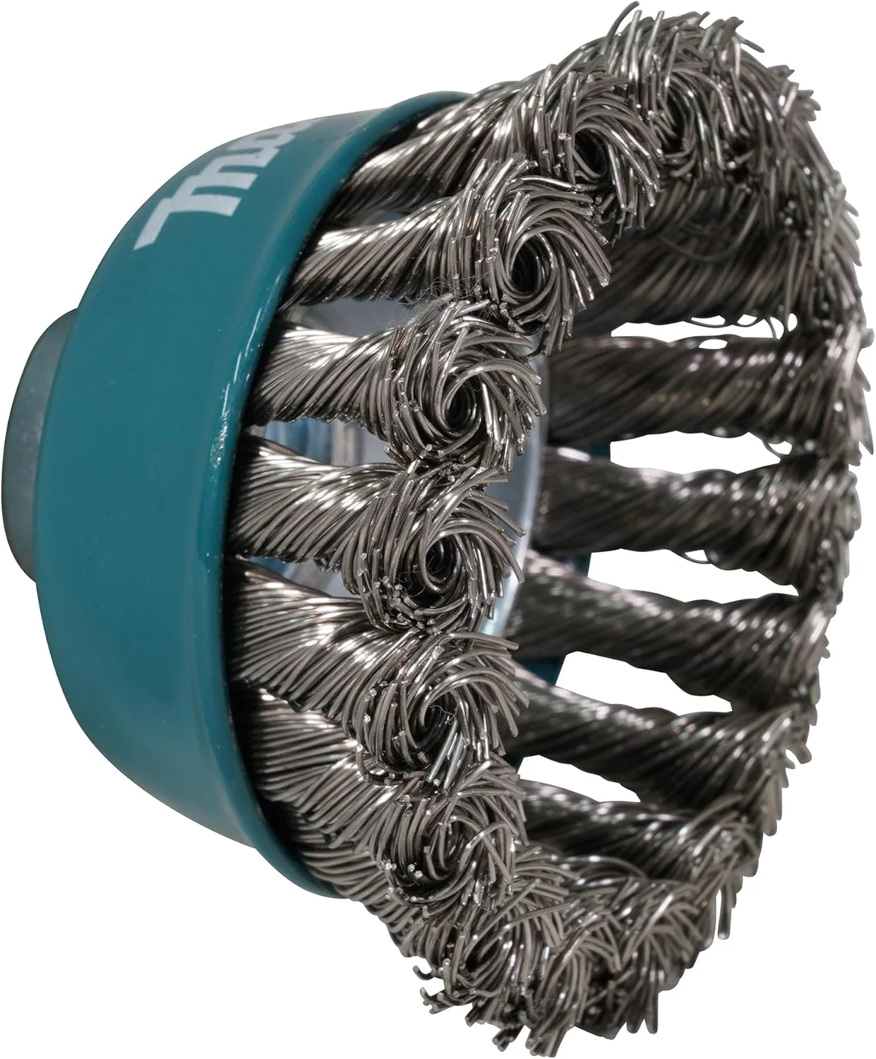 برس سیمی کاسه ای گره دار 75 میلی متری ماکیتا مدل D-77481 با رزوه M10