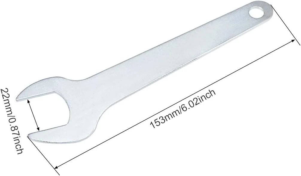 آچار سنگ فرز یوکسل، آچار دوسر باز 22 میلی متری برای سنگ فرز ماکیتا 4100، 2 عدد آچار سنگ فرز یوکسل، آچار دوسر باز 22 میلی متری برای سنگ فرز ماکیتا 4100، 2 عدد