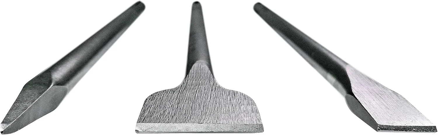 مجموعه 3 عددی قلم و نوک SDS-Max ماکیتا برای چکش های چرخشی SDS Max - تخریب سنگین برای بتن مسلح و کاشی