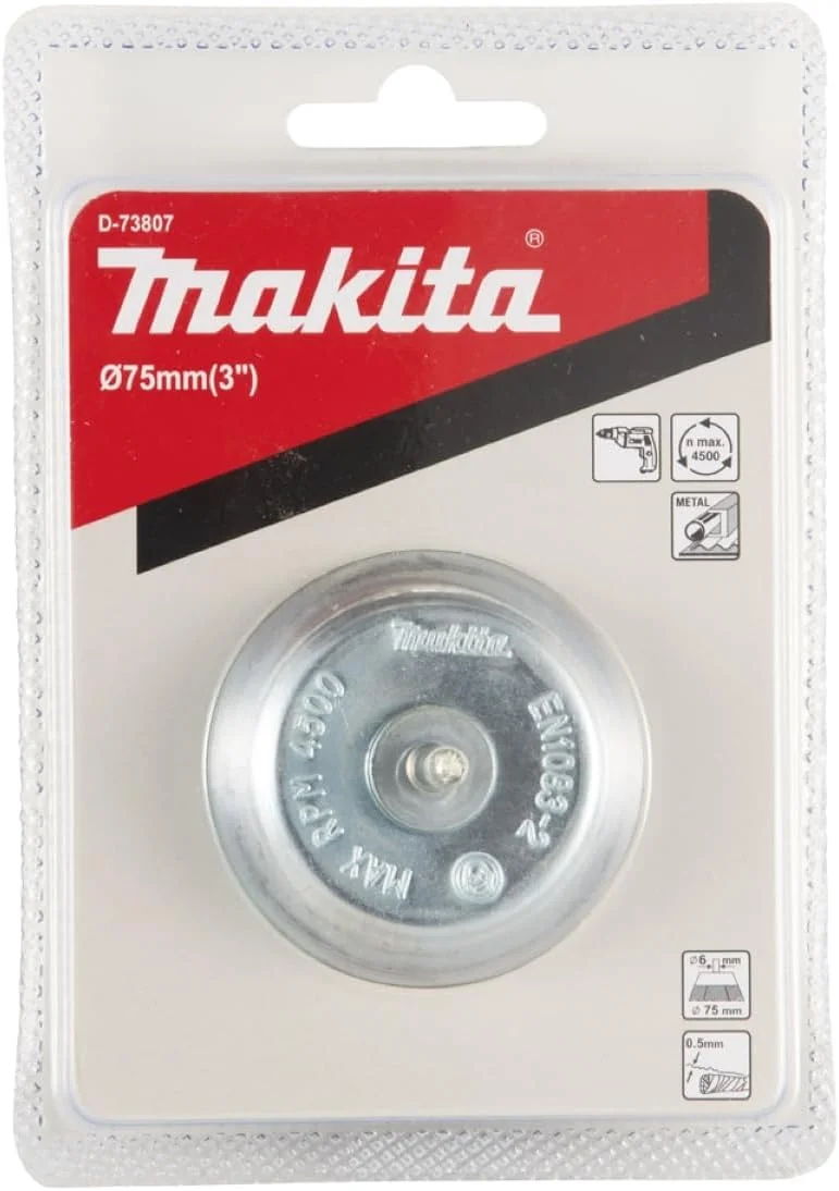 برس سیمی کاسه ای گره دار 75 میلی متری برس سیمی کاسه ای گره دار 75 میلی متری