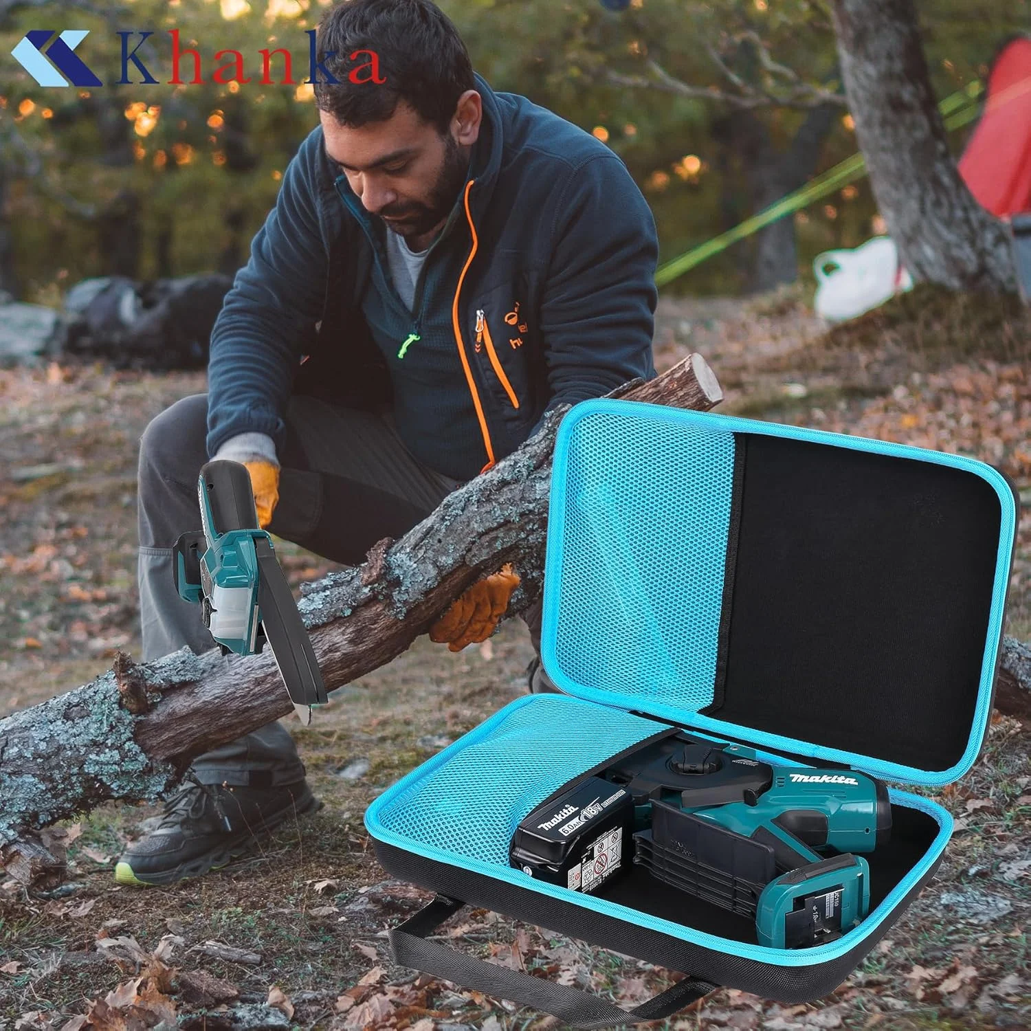 کیف حمل سخت خانکا سازگار با اره هرس ماکیتا DUC101Z 18V Li-ion LXT (فقط کیف) کیف حمل سخت خانکا سازگار با اره هرس ماکیتا DUC101Z 18V Li-ion LXT (فقط کیف)