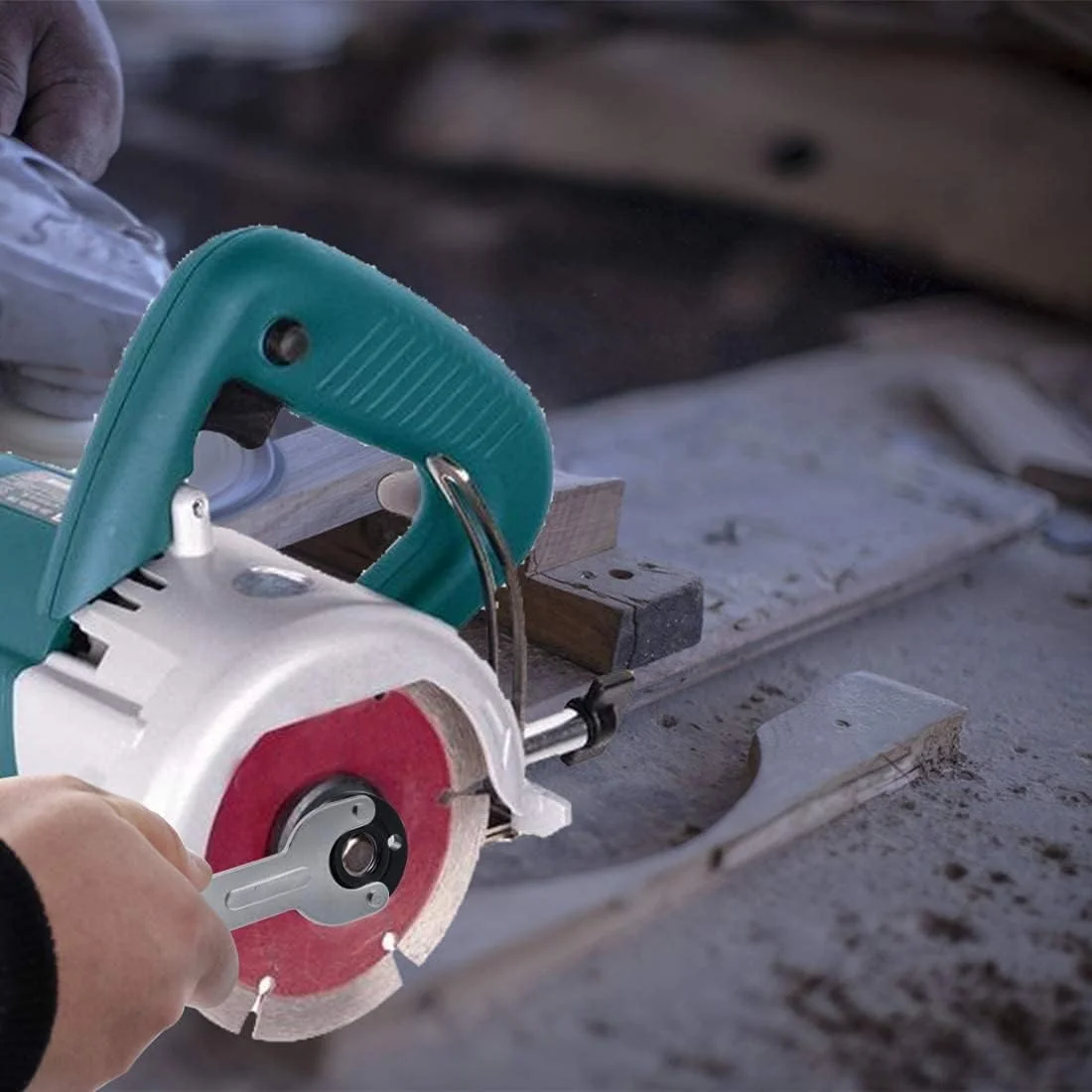 آچار سنگ فرز Utoolmart، آچار قفلی دو شاخه با روکش روی برای Dewalt Milwaukee Makita Black & Decker Ryobi، بسته 4 عددی آچار سنگ فرز Utoolmart، آچار قفلی دو شاخه با روکش روی برای Dewalt Milwaukee Makita Black & Decker Ryobi، بسته 4 عددی