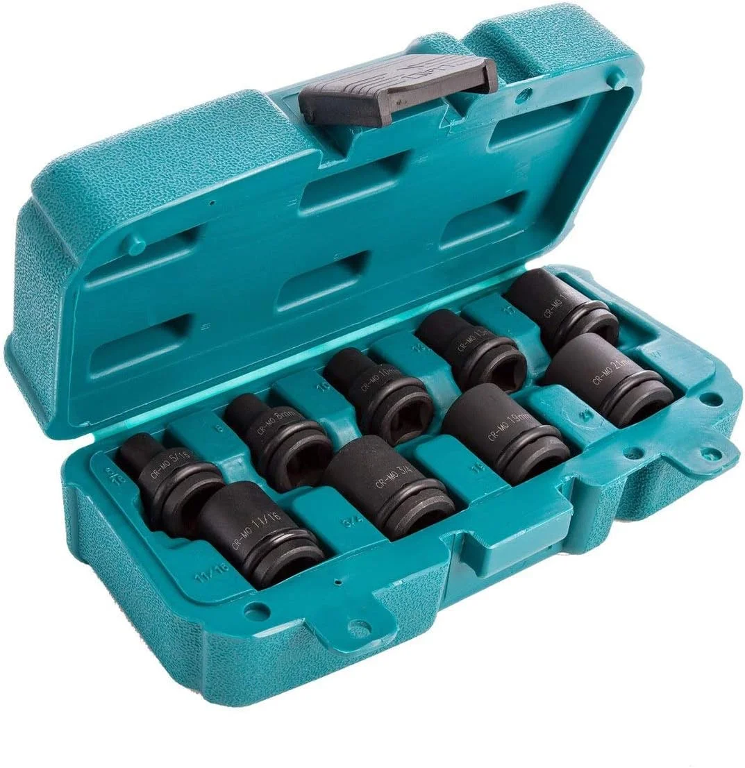 ست بکس ضربه ای 9 عددی ماکیتا مدل P-46953، 1 وات، چند رنگ، مجموعه 9 عددی