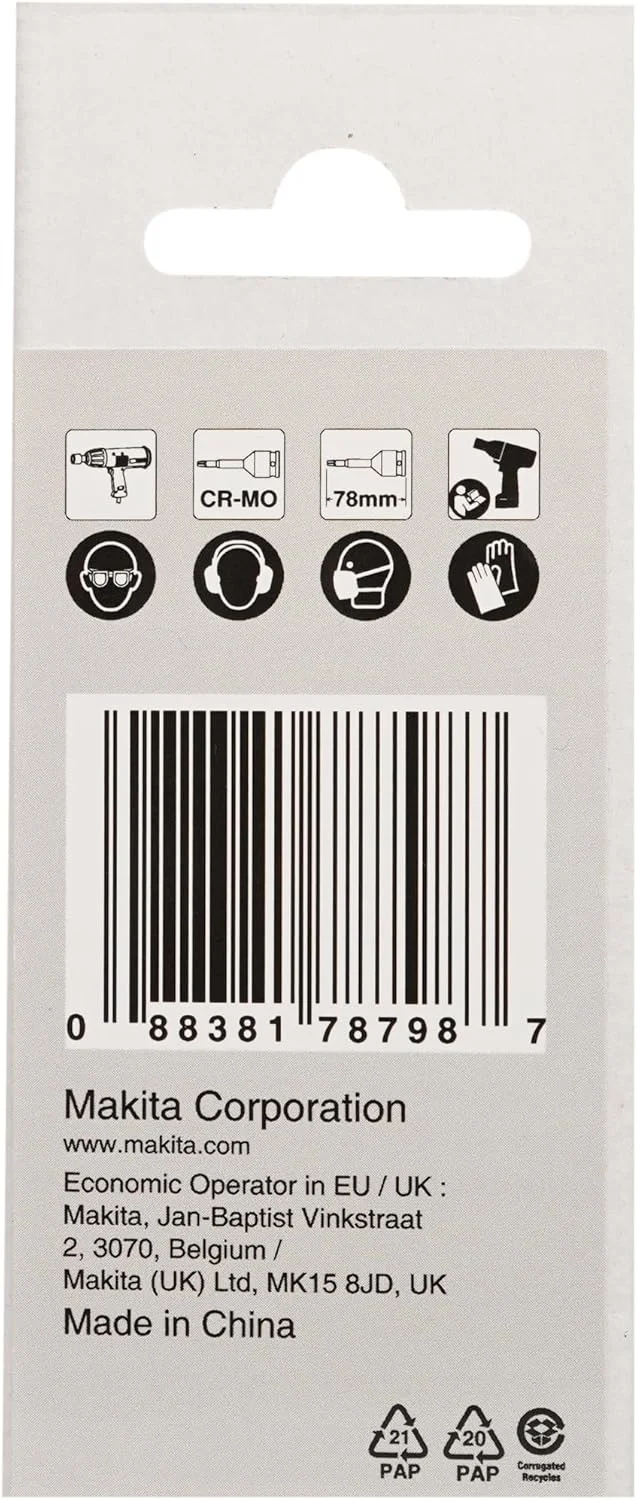 سَری بُکس مشکی ماکیتا E-19819، T40x78 سَری بُکس مشکی ماکیتا E-19819، T40x78