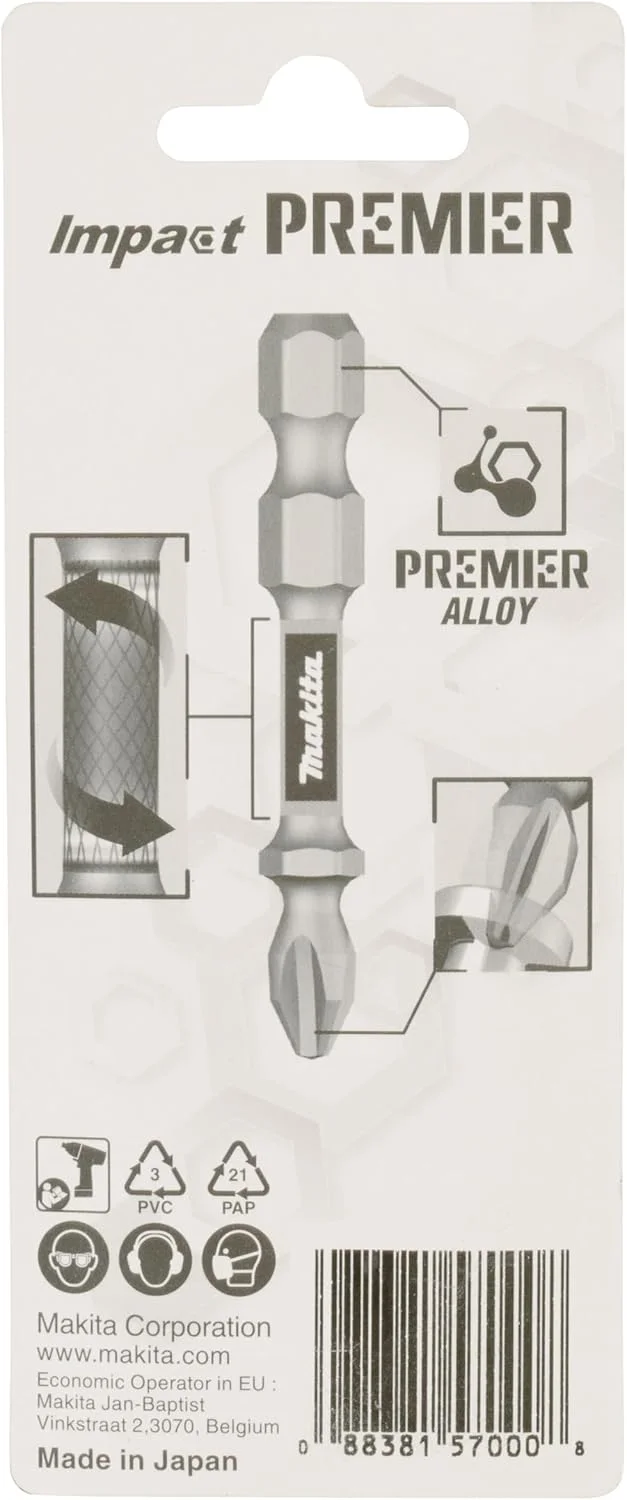 نوک پیچ گوشتی ماکیتا مدل E-03349 Impact Premier Double Torsion Bit T20 50mm
