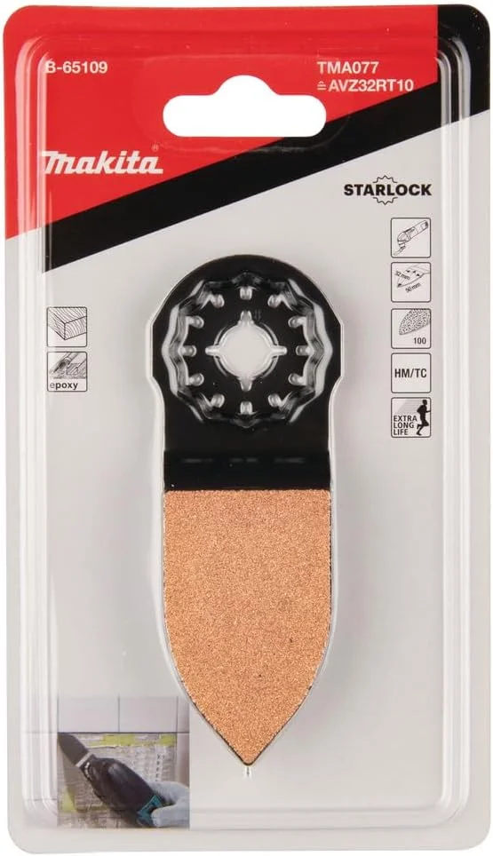 تیغه سنباده چندکاره استارلاک Makita B-65109 مدل Tma077 HM/Riff تیغه سنباده چندکاره استارلاک Makita B-65109 مدل Tma077 HM/Riff