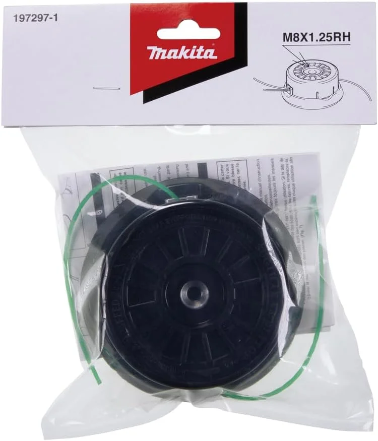 سر دستگاه نخ علف زن ماکیتا مدل Tap and Go، 2.0 میلی متر، مناسب برای DUR364L، 1 عدد، 197297-1