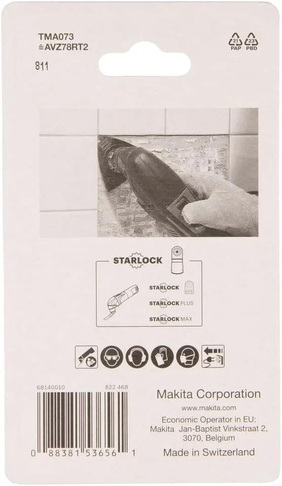 صفحه سنباده لرزان چندکاره ماکیتا مدل B-65062 Starlock Tma073 HM/Riff صفحه سنباده لرزان چندکاره ماکیتا مدل B-65062 Starlock Tma073 HM/Riff
