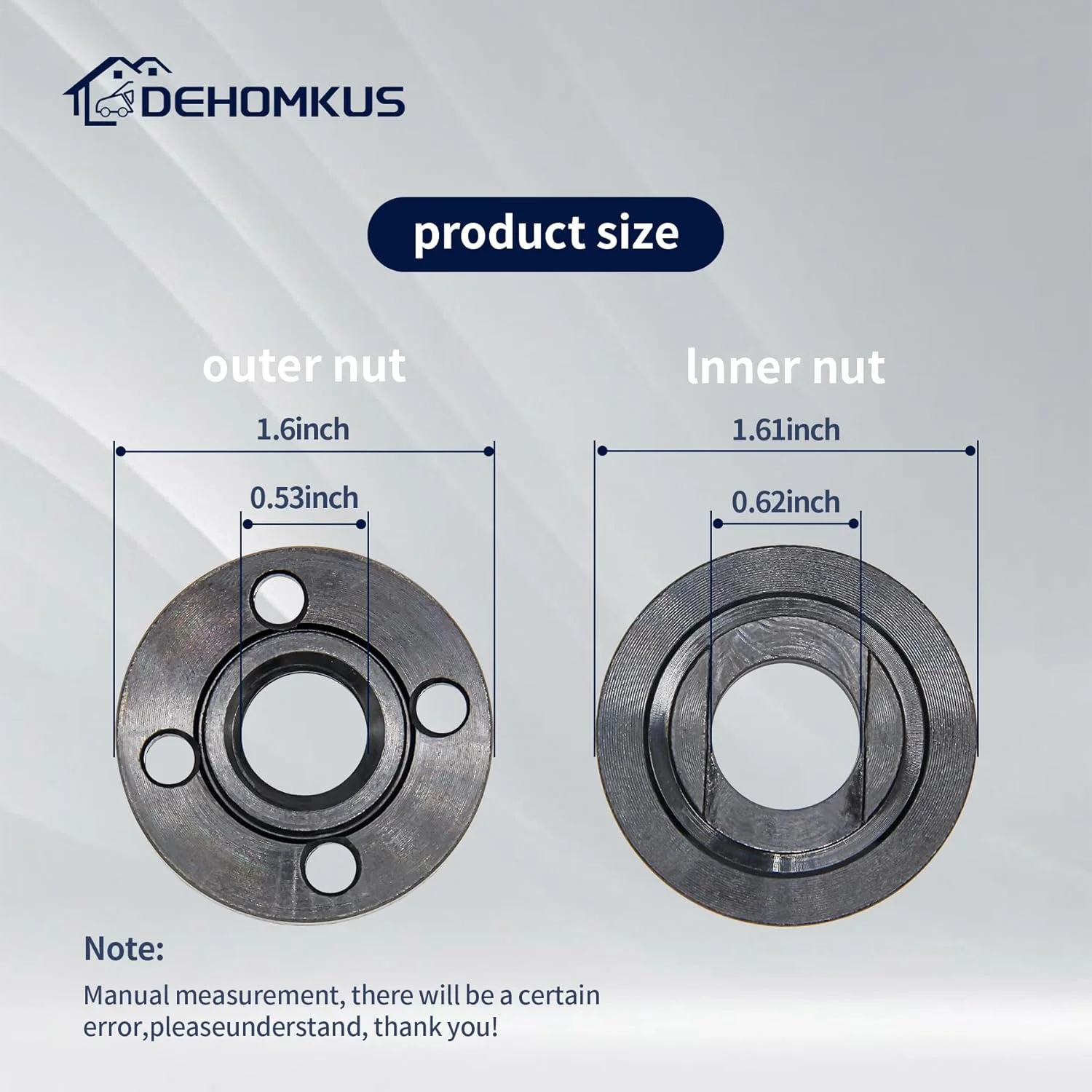 مهره فلنجی داخلی و خارجی فلزی سازگار با دیوالت، ریوبی، میلواکی، ماکیتا، بلک اند دکر مدل های 193465-4، 224399-1، 224568-4 (بسته 2 عددی) مهره فلنجی داخلی و خارجی فلزی سازگار با دیوالت، ریوبی، میلواکی، ماکیتا، بلک اند دکر مدل های 193465-4، 224399-1، 224568-4 (بسته 2 عددی)