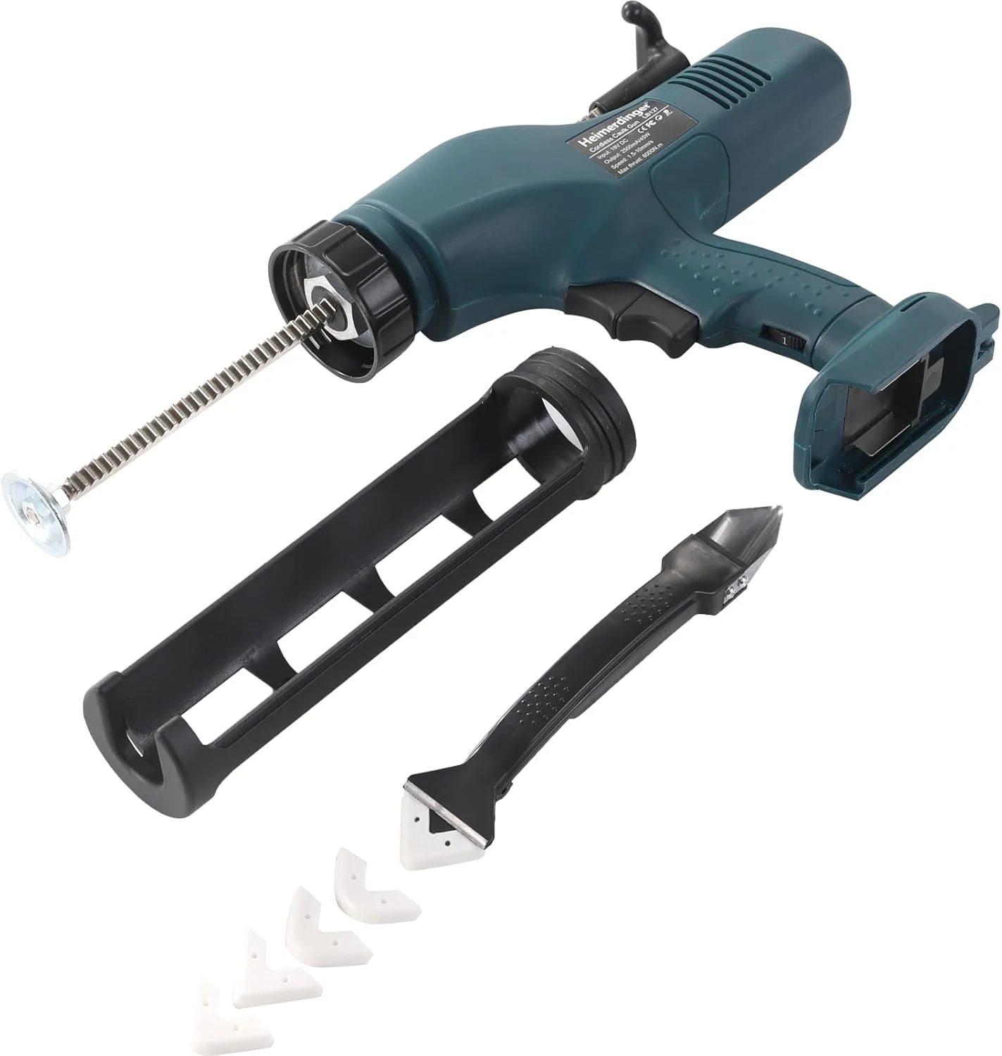 تفنگ درزگیر شارژی با قدرت رانش 800 کیلوگرم، سازگار با باتری 18 ولت ماکیتا، تفنگ درزگیر برقی 10 اونسی بدون چکه 6 سرعته با موتور براشلس - فقط ابزار تفنگ درزگیر شارژی با قدرت رانش 800 کیلوگرم، سازگار با باتری 18 ولت ماکیتا، تفنگ درزگیر برقی 10 اونسی بدون چکه 6 سرعته با موتور براشلس - فقط ابزار