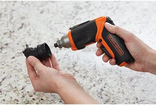 پیچ گوشتی شارژی 4 ولت بلک اند دکر به همراه سری زاویه دار