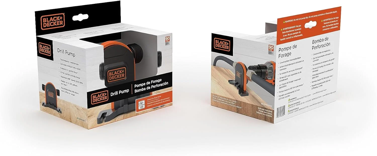 پمپ دریل بلک اند دکر، انتقال مایعات غیر منفجره و غیر خورنده پمپ دریل بلک اند دکر، انتقال مایعات غیر منفجره و غیر خورنده