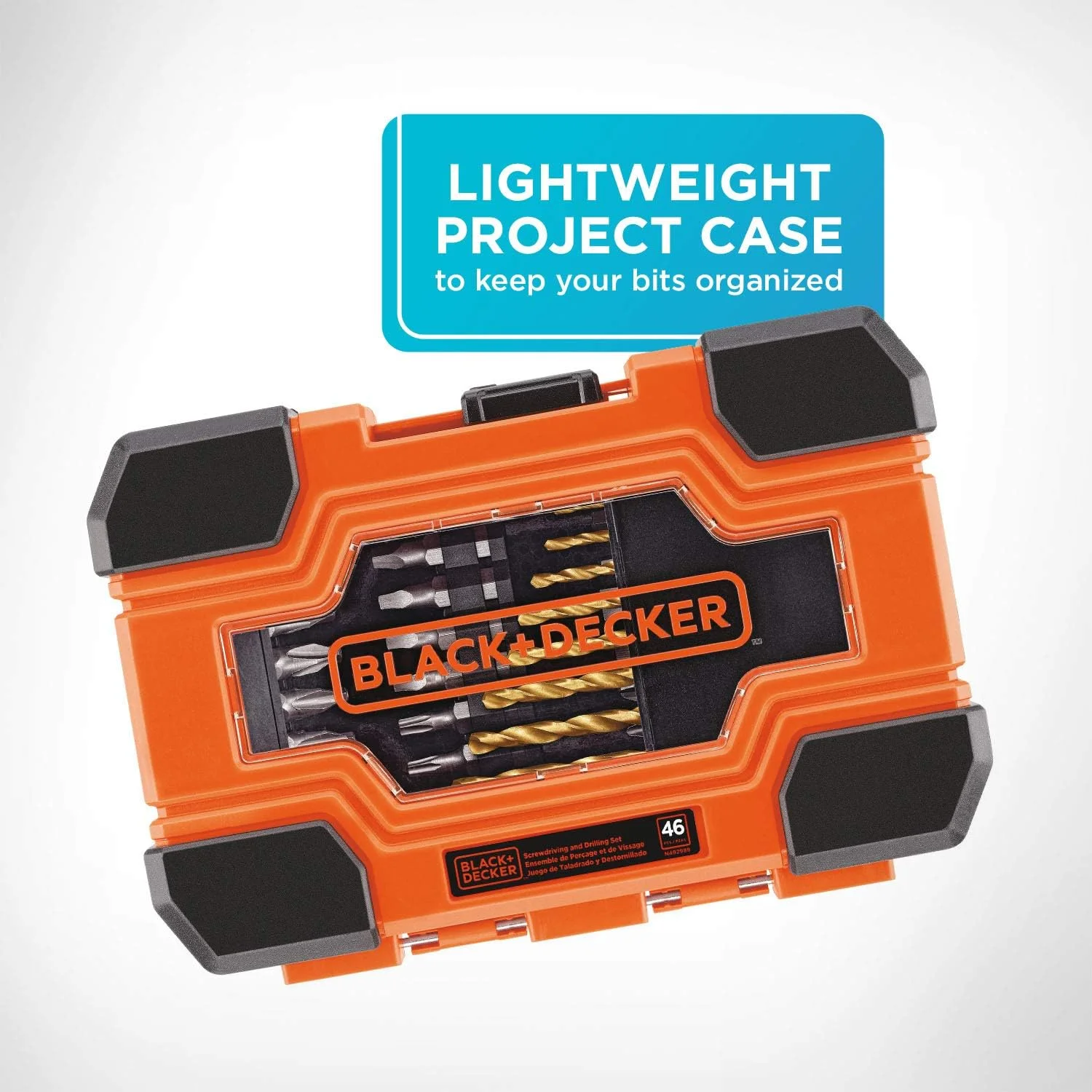 مجموعه ۴۶ عددی دریل و پیچ گوشتی بلک اند دکر مدل BDA46SDDD