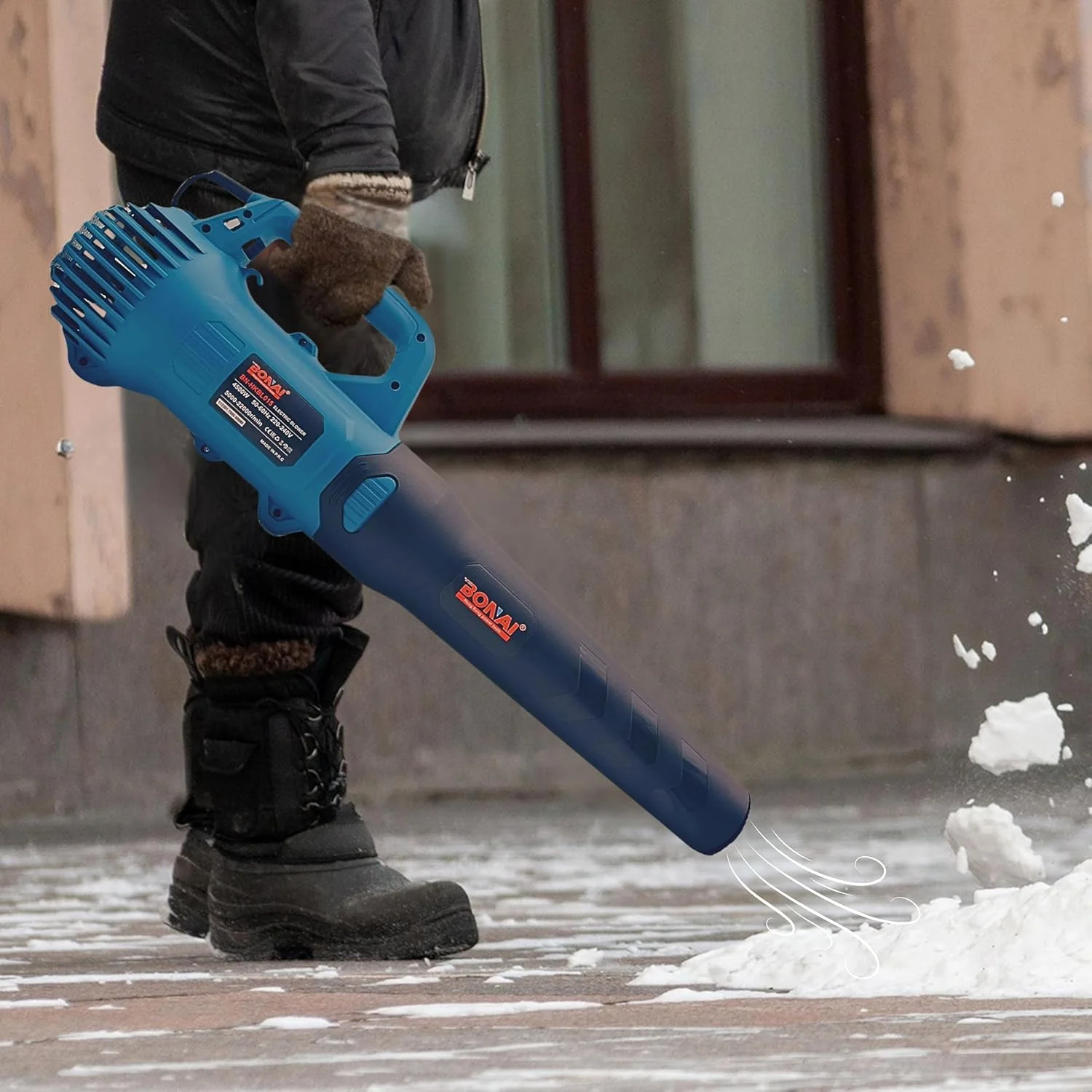 دمنده هوای برقی BONAI 4500W – پاک کننده گرد و غبار 22000 دور در دقیقه با توان 240 ولت، جمع و جور و بادوام برای تمیز کردن، خشک کردن و باد کردن – BN-HKBL015