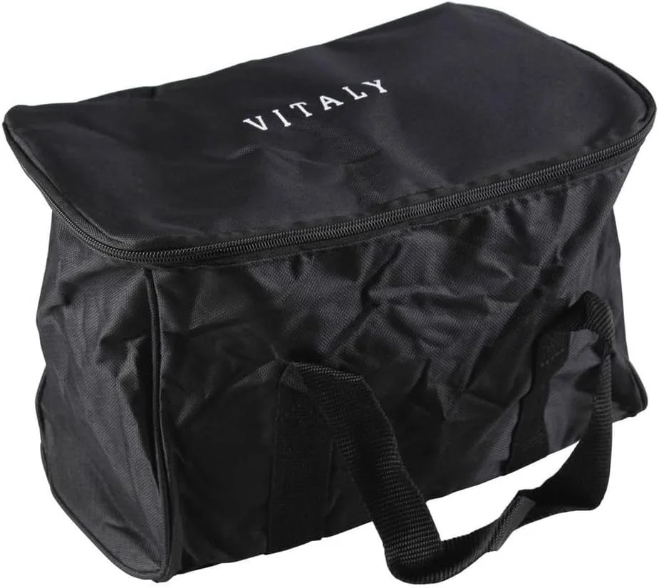 کمپرسور هوا چهار سیلندر ویتالی مدل Quad Force Air Force v1-qfc، ۱۲ ولت، ۱۳۰ لیتر در دقیقه، دارای گیره های باتری دوتایی